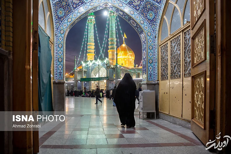 (تصاویر) شب آرزو‌ها در حرم حضرت فاطمه معصومه(س)